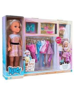 Muñeca Nancy Vestidor Delooks