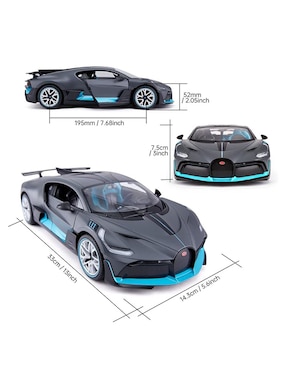 Automóvil deportivo Rastar bugatti divo abs