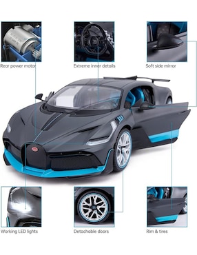 Automóvil deportivo Rastar bugatti divo abs