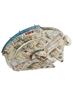 Rompecabezas Star Wars Halcón Milenario 4D Spin Master 223 piezas
