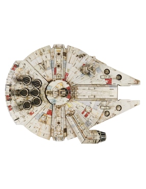Rompecabezas Star Wars Halcón Milenario 4D Spin Master 223 piezas