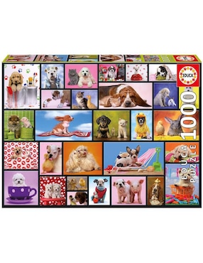 Rompecabezas Perritos Educa 1000 piezas