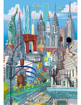 Rompecabezas Midtown Manhattan Nueva York Educa 1000 piezas