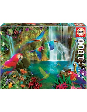Rompecabezas Loros Tropicales Educa 1000 piezas