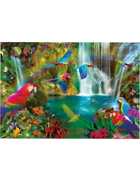 Rompecabezas Loros Tropicales Educa 1000 piezas