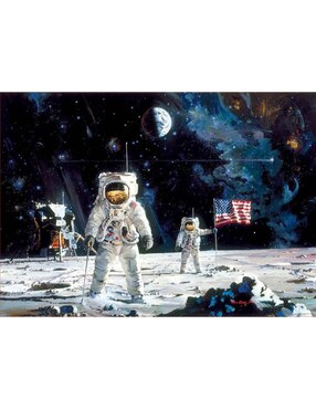 Rompecabezas Primer Hombre en la luna Educa 1000 piezas