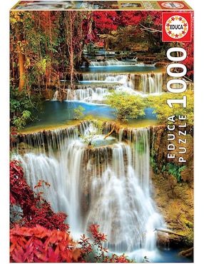 Rompecabezas Cascada en bosque profundo Educa 1000 piezas