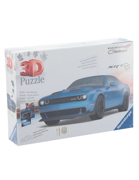 Rompecabezas autos clásicos Dodge Challenger SRT 3D Ravensburger 163 piezas