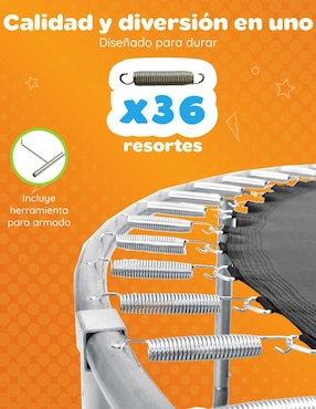 Trampolín YEI 8ft