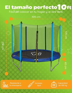 Trampolín YEI 10ft