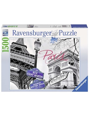 Rompecabezas Torre Eiffel, París Ravensburger 1500 Piezas