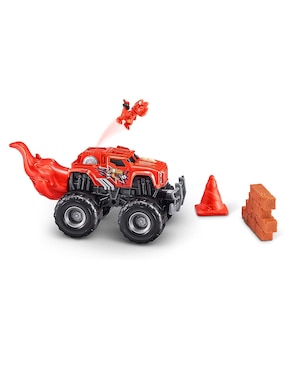 Set figuras de juguete Monster Trucks Glow Riders collectors Smashers