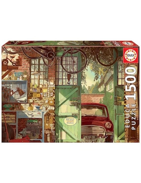 Rompecabezas Garage Antiguo, Arly Jones Educa 1500 piezas