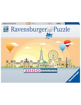 Rompecabezas Paris romántico Ravensburger 1000 piezas