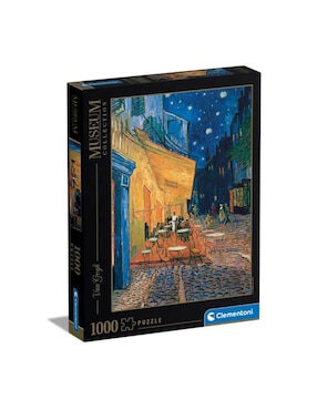 Rompecabezas Van Gogh, Los Girasoles y Café Terraza Clementoni 1000 piezas