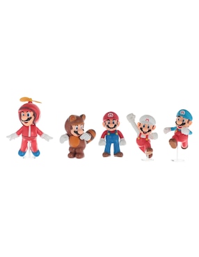 Set Figuras Acción Nintendo Super Mario Jakks Pacific