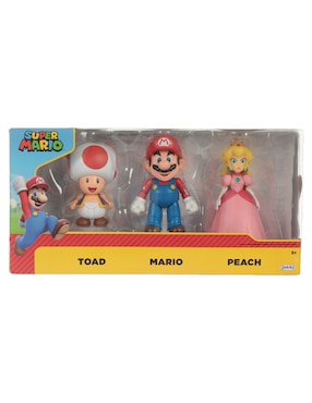 Set figuras acción Super Mario Bros Mario Bros Jakks Pacific