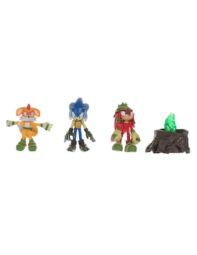 Set Figuras De Acción Sonic Prime Jakks Pacific Figura Articulada