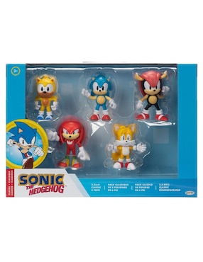 Set figuras acción Sonic The Hedgehog clásica Jakks Pacific