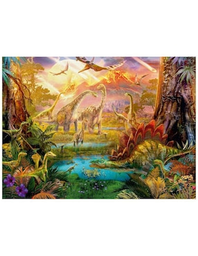 Rompecabezas Tierra De Los Dinosaurios Ravensburger 500 Piezas