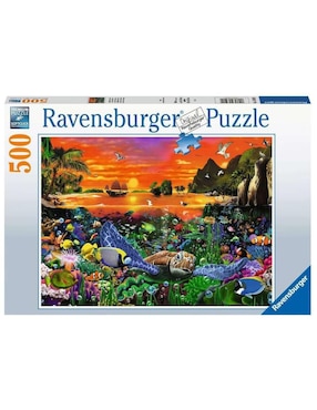 Rompecabezas Tortugas en el mar Ravensburger 500 piezas