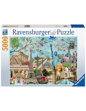 Rompecabezas Grandes Ciudades, Nueva York, Londres y París Ravensburger 5000 piezas