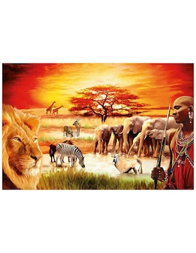 Rompecabezas Animales de la sabana Ravensburger 3000 piezas