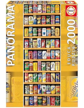Rompecabezas Latas de Refrescosd Educa 2000 piezas