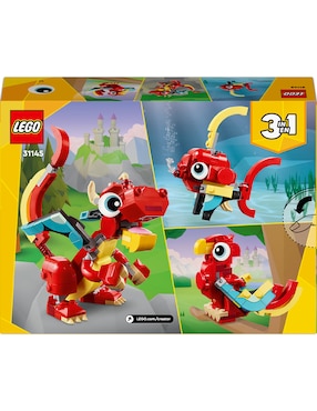 Lego Creator Dragón Rojo 3 en 1 31145