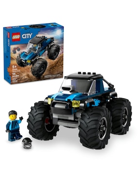 Lego City Lego Camioneta Monstruo Azul 60402