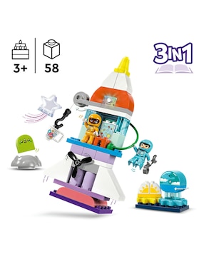 Lego Duplo Aventura en Transbordador Espacial 3en1 10422