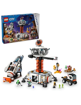 Lego City Lego Base Espacial Y Plataforma De Lanzamiento 60434