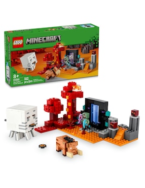 Lego Minecraft Lego La Trampa Del Portal Del Nether 21255