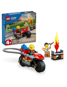 Lego City Moto De Rescate De Bomberos 60410