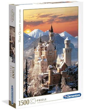 Rompecabezas Castillo Neuschwanstein Clementoni 1500 piezas