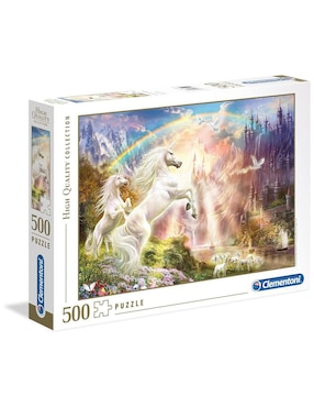 Rompecabezas Unicornios Clementoni 500 piezas