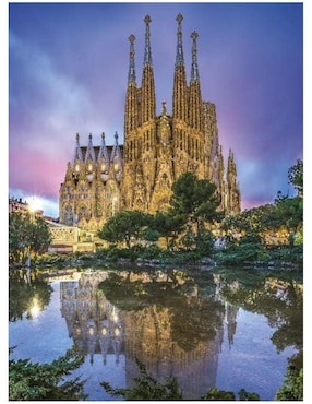 Rompecabezas Sagrada Familia Barcelona Clementoni 500 Piezas