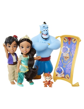 Set Muñeca Disney Princesas Jakks Pacific Set De Regalo Pequeño Aladdin