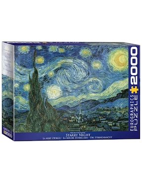Rompecabezas Noche Estrellada, Van Gogh Eurographics 2000 piezas