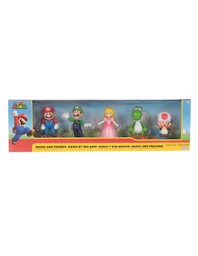 Set De Figuras De Acción Nintendo Super Mario And Friends Jakks Pacific