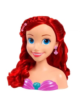 Muñeca Disney Princess Cabeza De Peinados Ariel