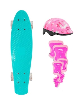 Patineta Manual La Viga Skateboards Con Luz