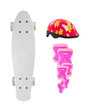 Patineta Manual La Viga Skateboards Con Luz