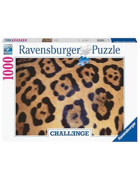 Rompecabezas Challenge: Manchas de Jaguar Ravensburger 1000 piezas