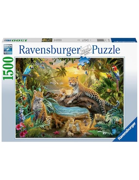 Rompecabezas Leopardos En La Selva Ravensburger 1500 Piezas