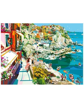 Rompecabezas Romance en Cinque Terre Ravensburger 1500 piezas