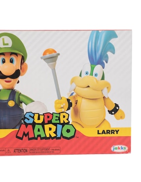 Set figuras acción articulada Super Mario Luigi y Larry collectors Jakks Pacific