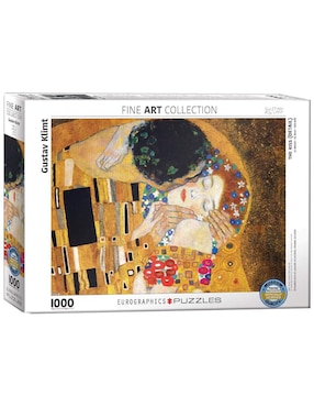 Rompecabezas Klimt: El beso Eurographics 1000 piezas