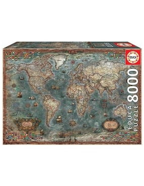 Rompecabezas Mapa histórico Educa 8000 piezas