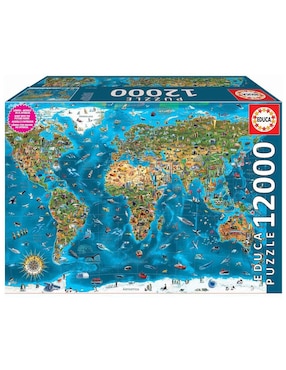 Rompecabezas Maravillas del Mundo Educa 12000 piezas
